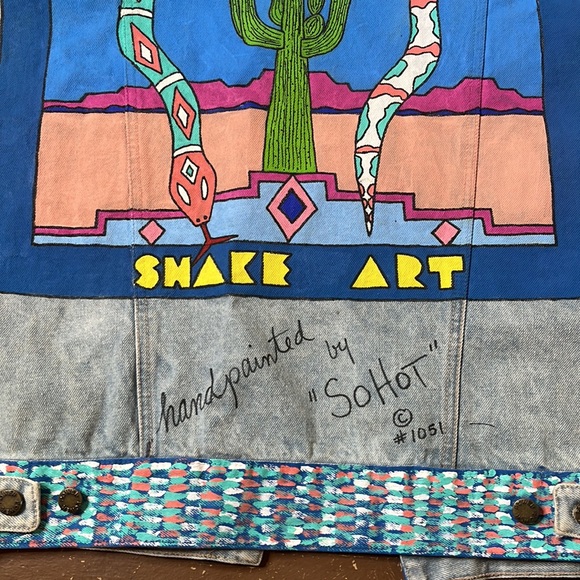 Vintage 90’s denim jacket - Picture 3 of 16